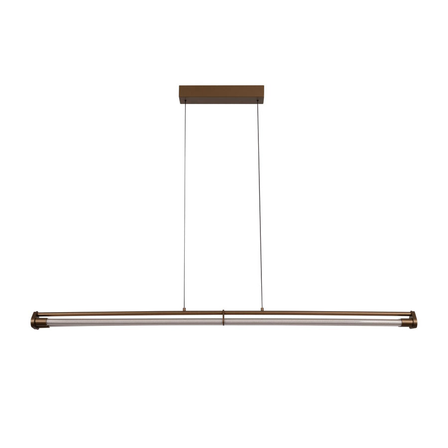 Lucide JANDERIN dimbare LED-hanglamp met bewegingssensor 2 × 16,5 W, 2700–4000 K, champagne