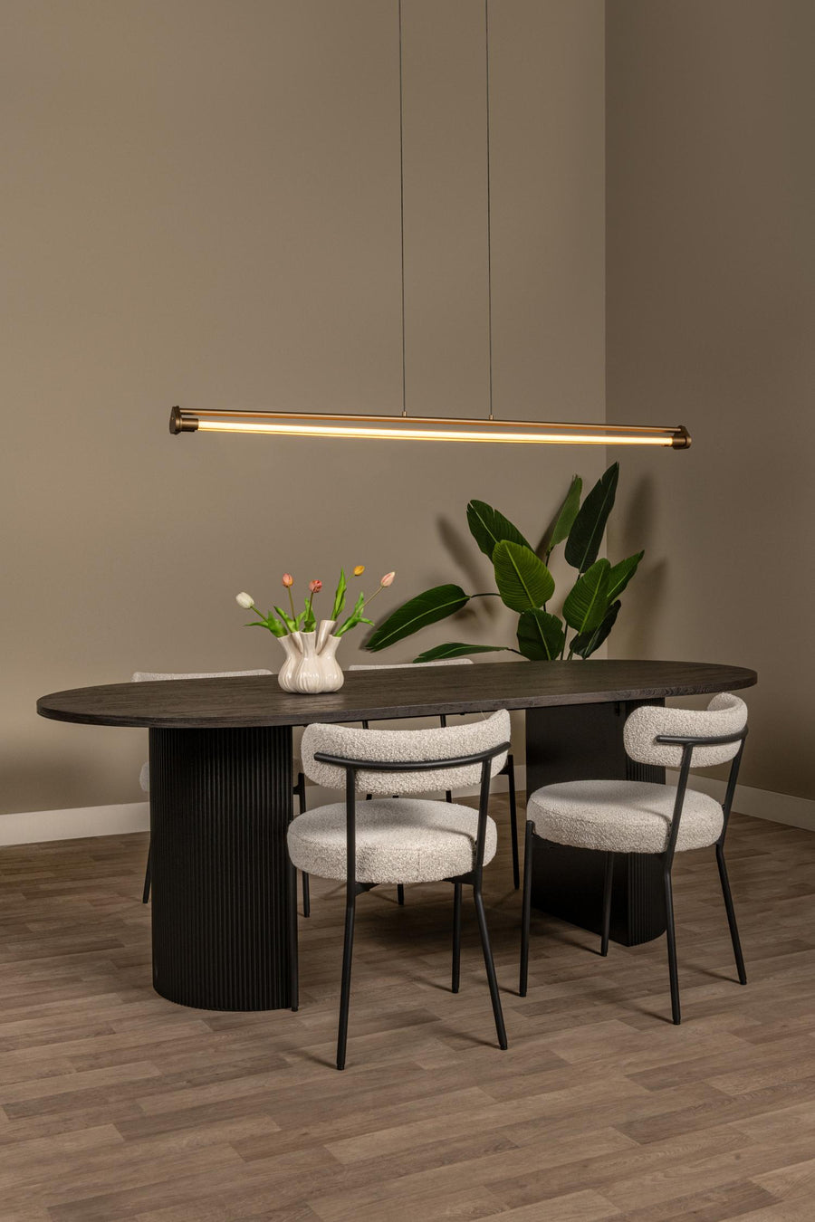 Lucide JANDERIN dimbare LED-hanglamp met bewegingssensor 2 × 16,5 W, 2700–4000 K, champagne