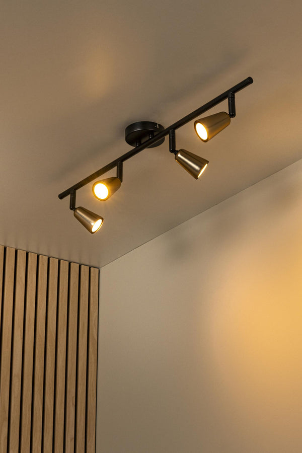 Lucide TIANA plafondspot 4 × GU10, champagne