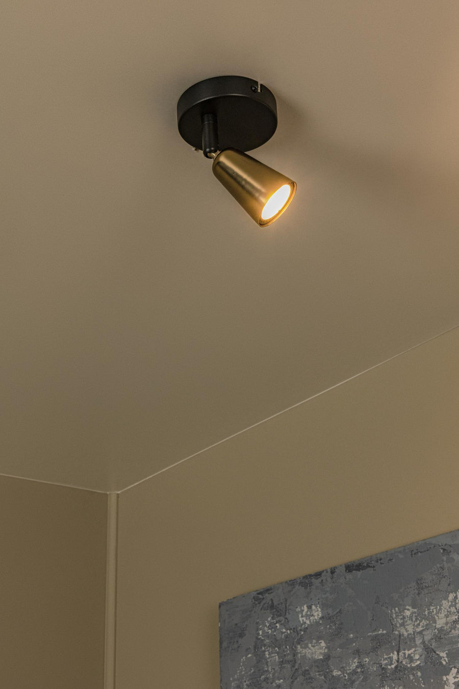 Lucide TIANA wandspot GU10, champagne