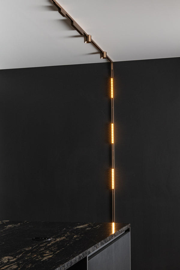 Lucide LINIAL XENIA railsysteem 48 V, champagne