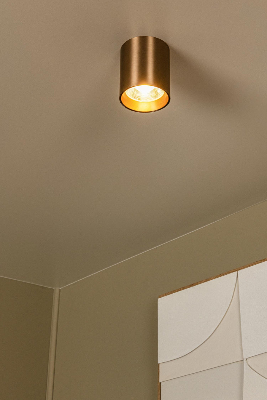 Lucide STRAXX dimbare LED-plafondspot Ø 8 cm, 15 W, 2700–4000 K, champagne