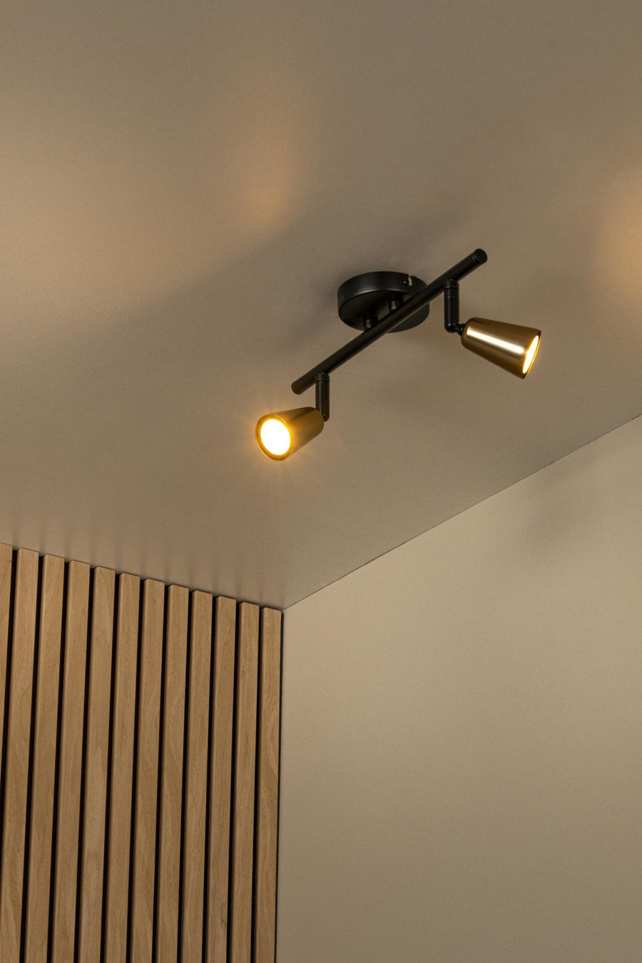 Lucide TIANA wandspot 2 × GU10, champagne