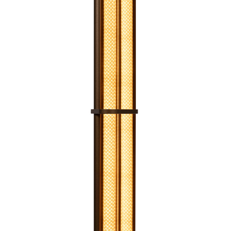 Lucide JANDERIN dimbare LED-vloerlamp met bewegingssensor 2 × 17 W, 2200–3300 K, champagne