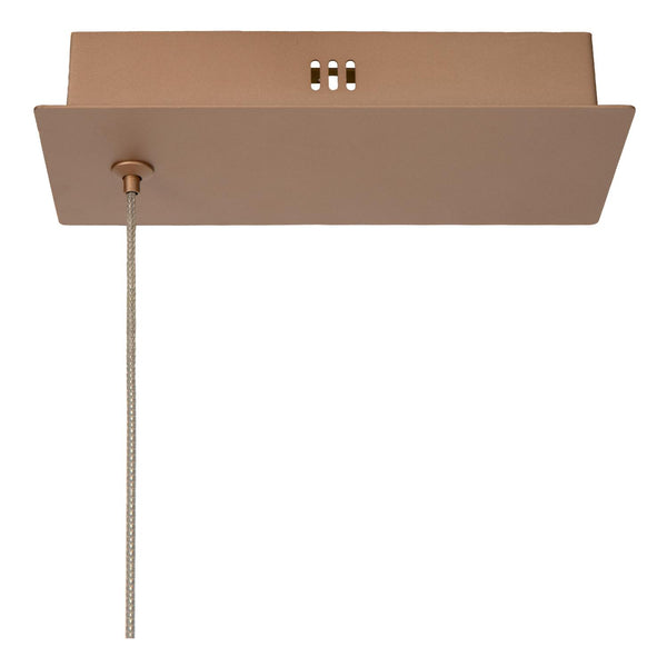 Lucide VALENTINE dimbare LED-hanglamp 36 W, 2200–3000 K, champagne