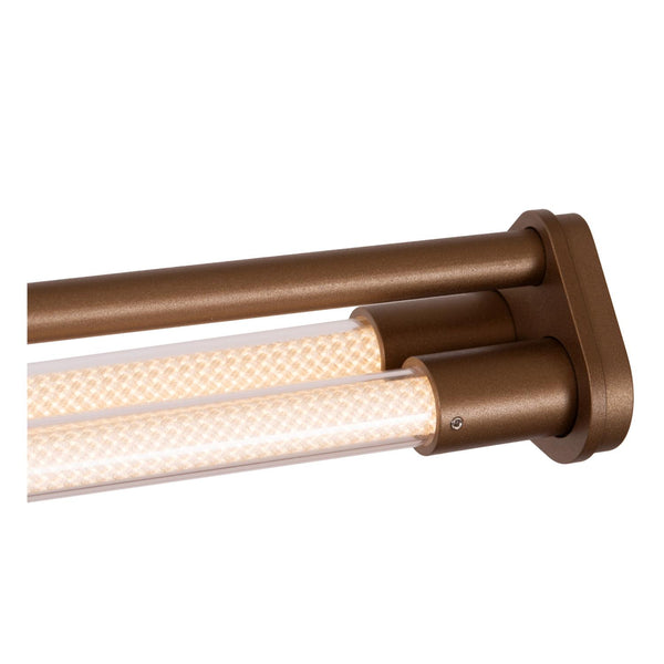 Lucide JANDERIN dimbare LED-hanglamp met bewegingssensor 2 × 16,5 W, 2700–4000 K, champagne