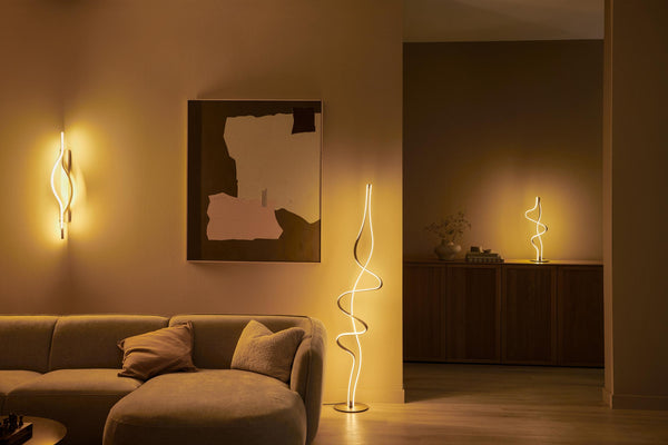 Lucide LAMBADA dimbare LED-wandlamp 20 W, champagne