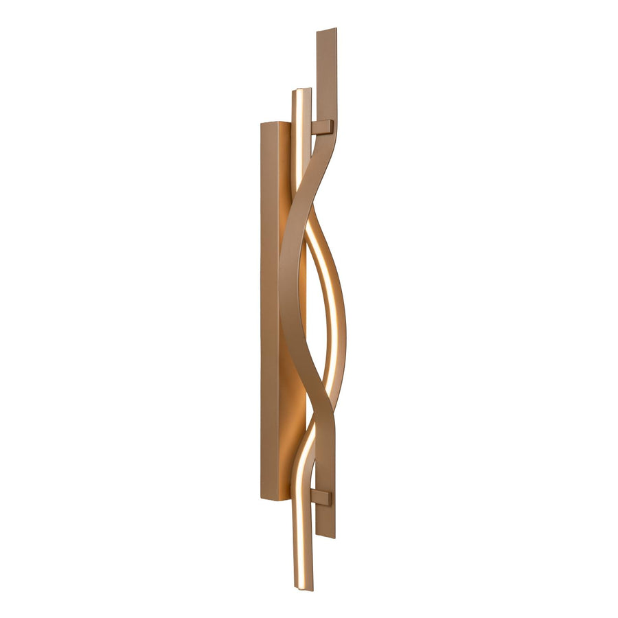 Lucide LAMBADA dimbare LED-wandlamp 20 W, champagne