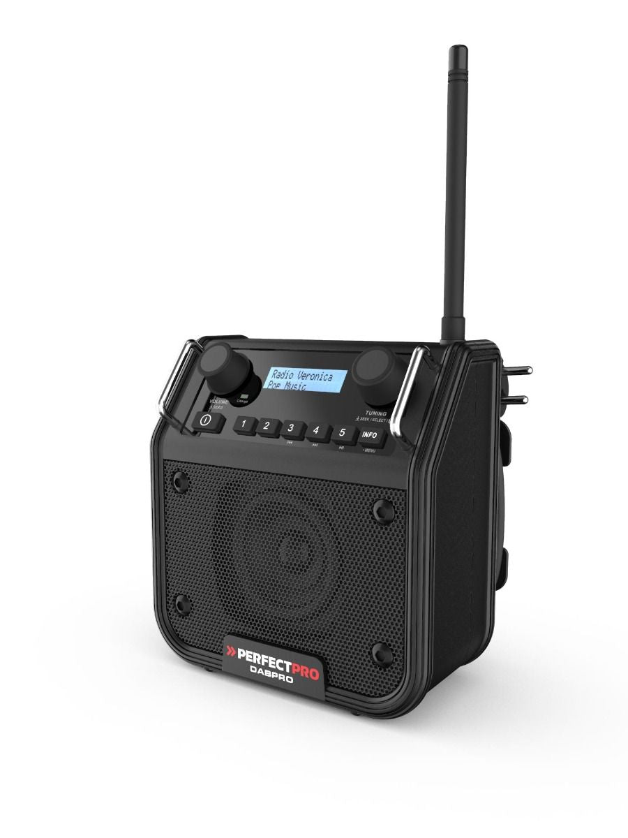 DAB+ / FM / Bluetooth / Oplaadbaar / IP54