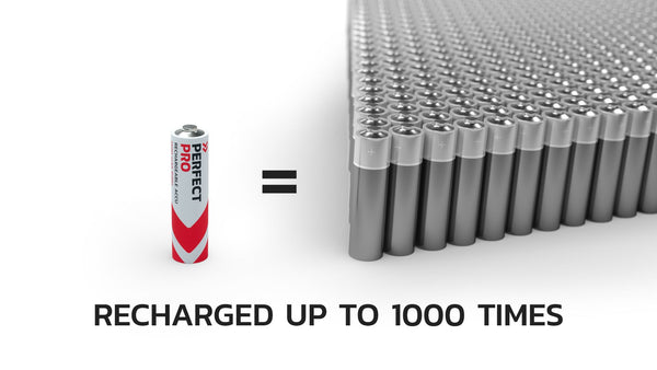 NiMH 2500 mAh, 6 stuks AA