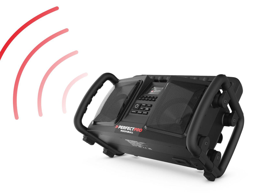 DAB+ / FM / Bluetooth / USB (lader) / Oplaadbaar / IP65
