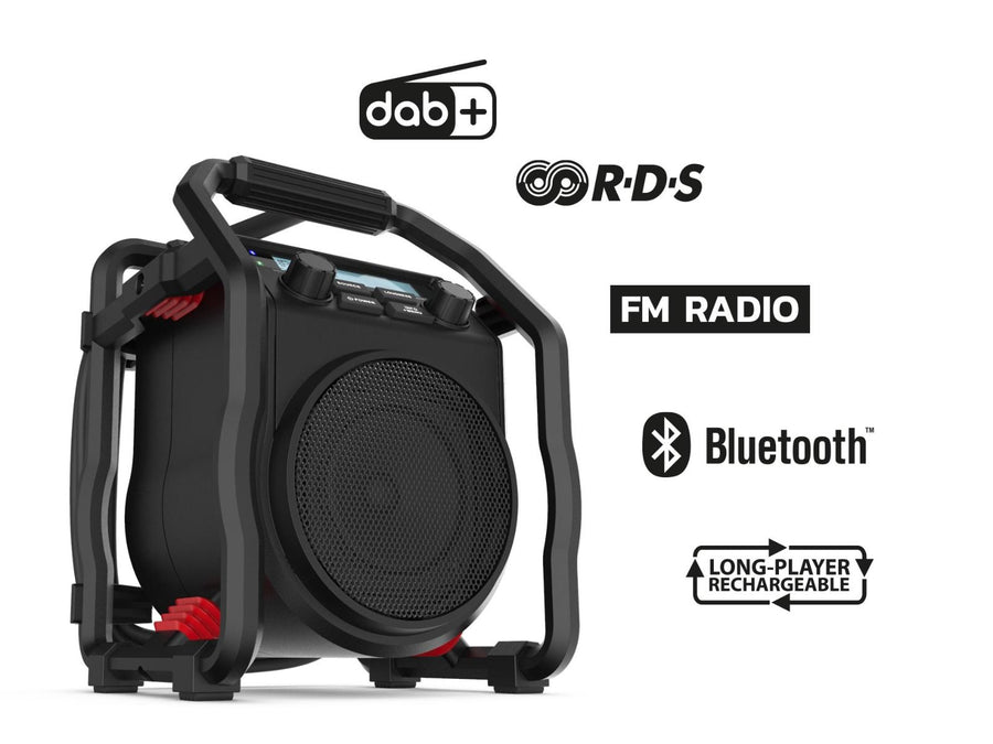 DAB+ / FM / Bluetooth / Oplaadbaar / IP64