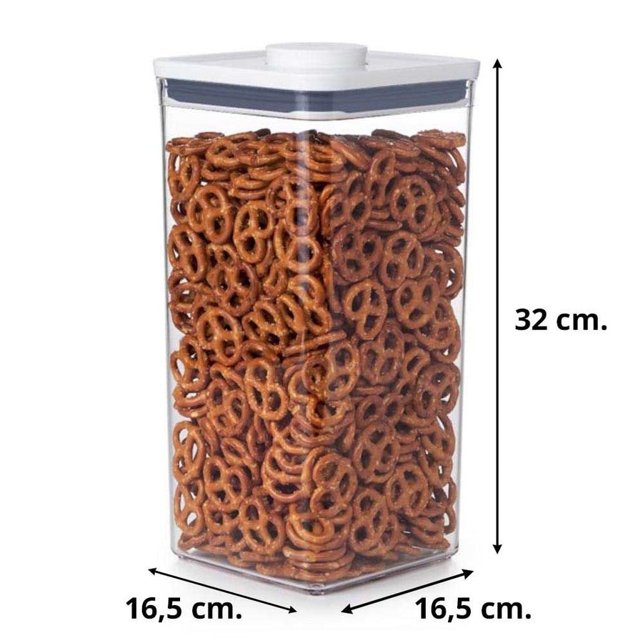 OXO POP Groot vierkant hoog, 5,7 liter