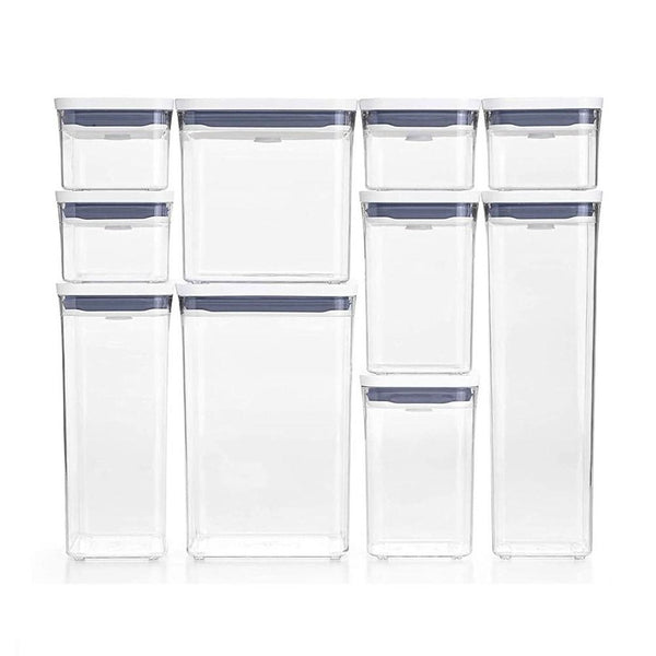 OXO POP Groot vierkant laag, 2,6 liter