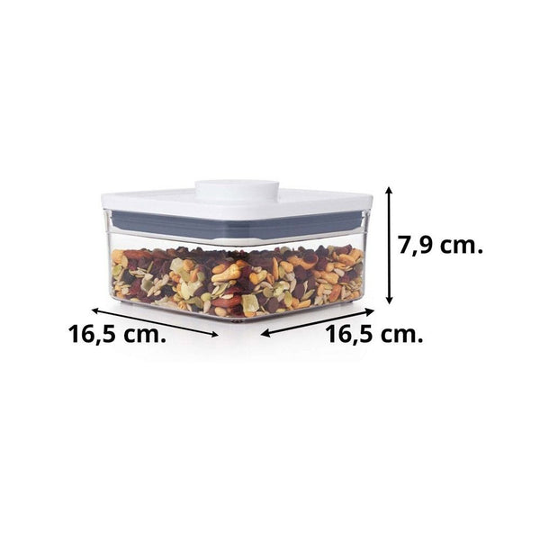 OXO POP Groot vierkant mini, 1 liter
