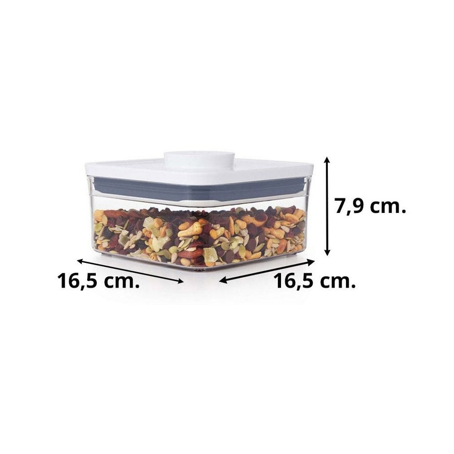 OXO POP Groot vierkant mini, 1 liter