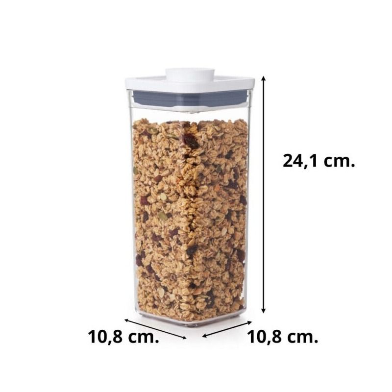OXO POP Klein vierkant medium, 1,6 liter