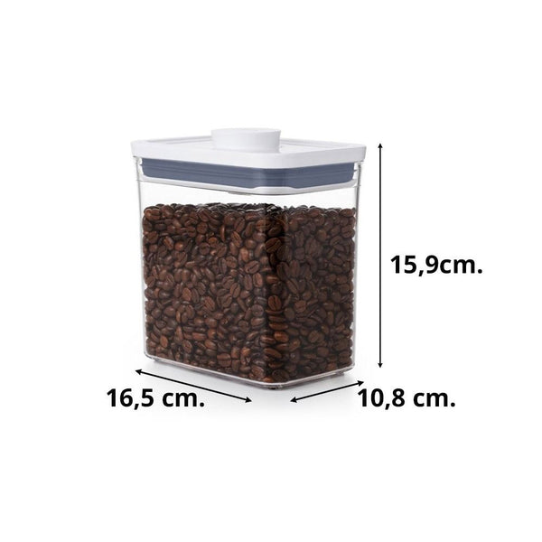 OXO POP Rechthoekig laag, 1,6 liter
