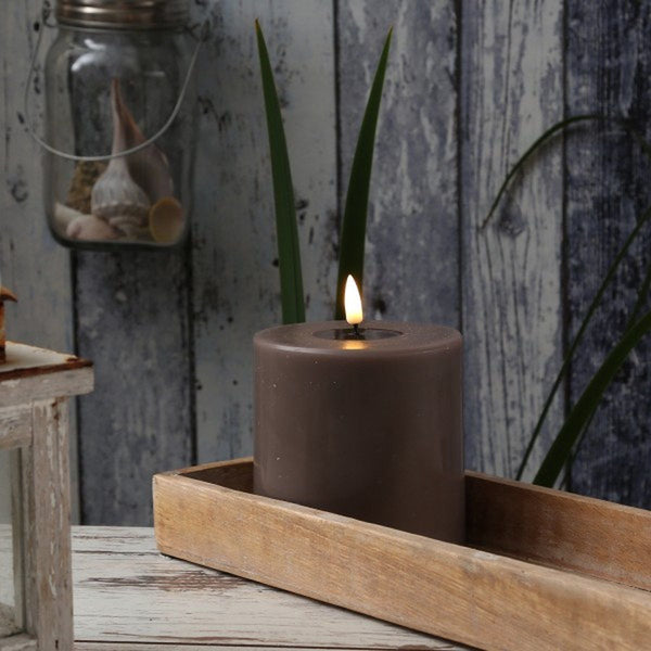 Mocca led candle d 10 * 10 cm