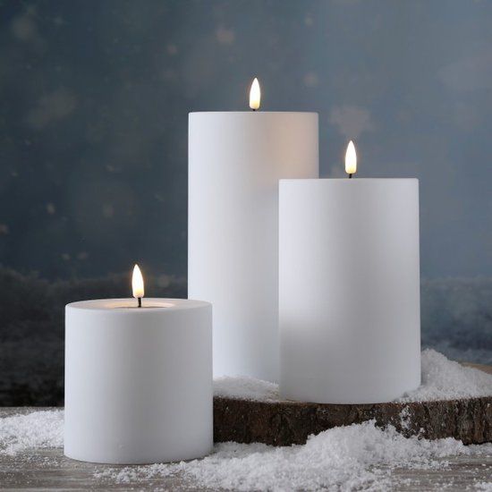 White led candle d 10 * 10 cm