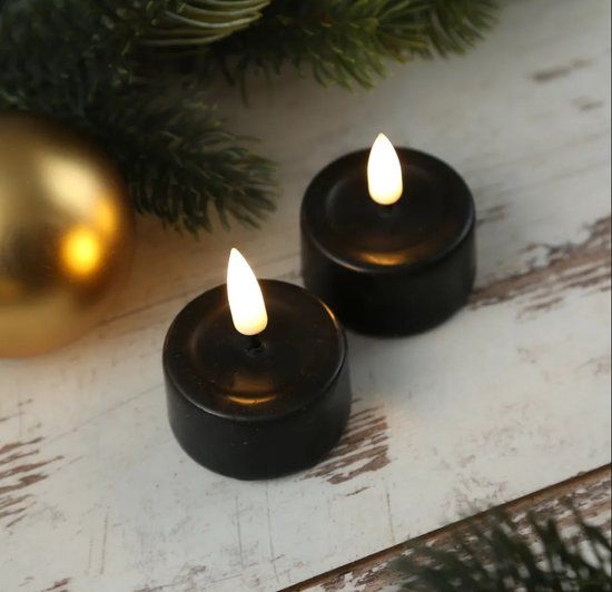 Real Flame Tealight 2 pcs Black