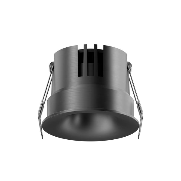 Lucide SNAXX dimbare LED-inbouwspot Ø 8 cm, 12 W, 2700–4000 K, satijn gunmetal