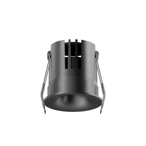 Lucide SNAX dimbare LED-inbouwspot Ø 6 cm, 8 W, 2700–4000 K, satijn gunmetal