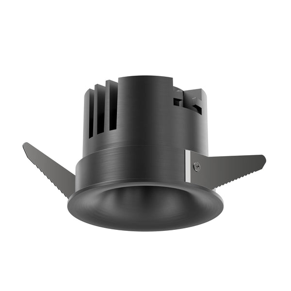 Lucide SNAXX dimbare LED-inbouwspot Ø 8 cm, 12 W, 2700–4000 K, satijn gunmetal
