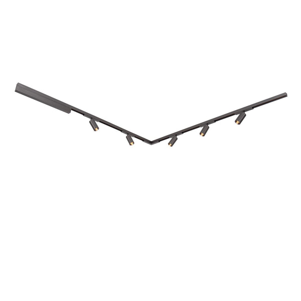 Lucide LINIAL eindkap railsysteem 48 V, satijn gunmetal