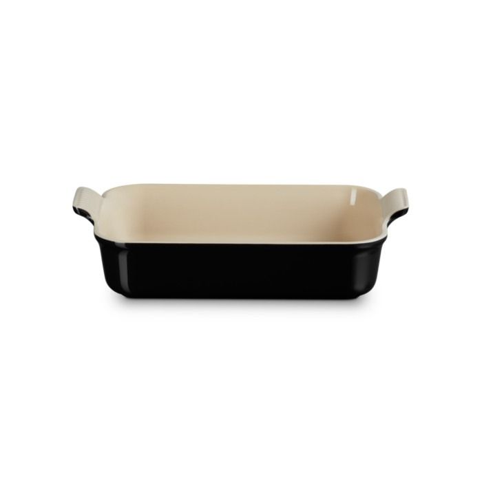 Ovenschaal rechthoekig Ebbenzwart 32x24cm 4,0l