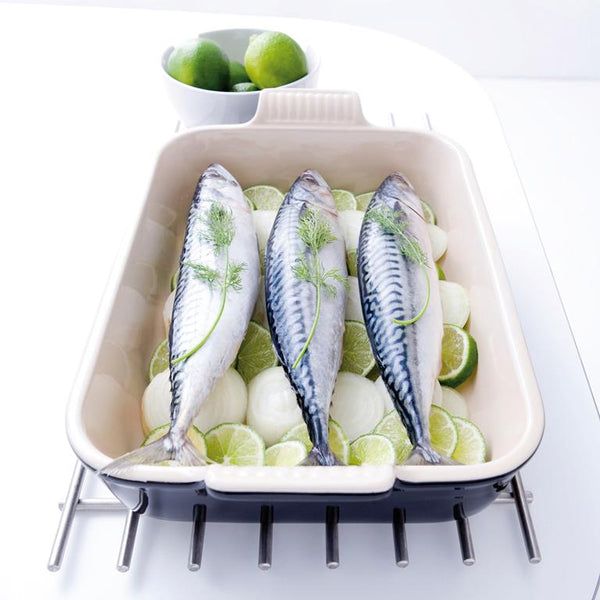 Ovenschaal rechthoekig Ebbenzwart 32x24cm 4,0l