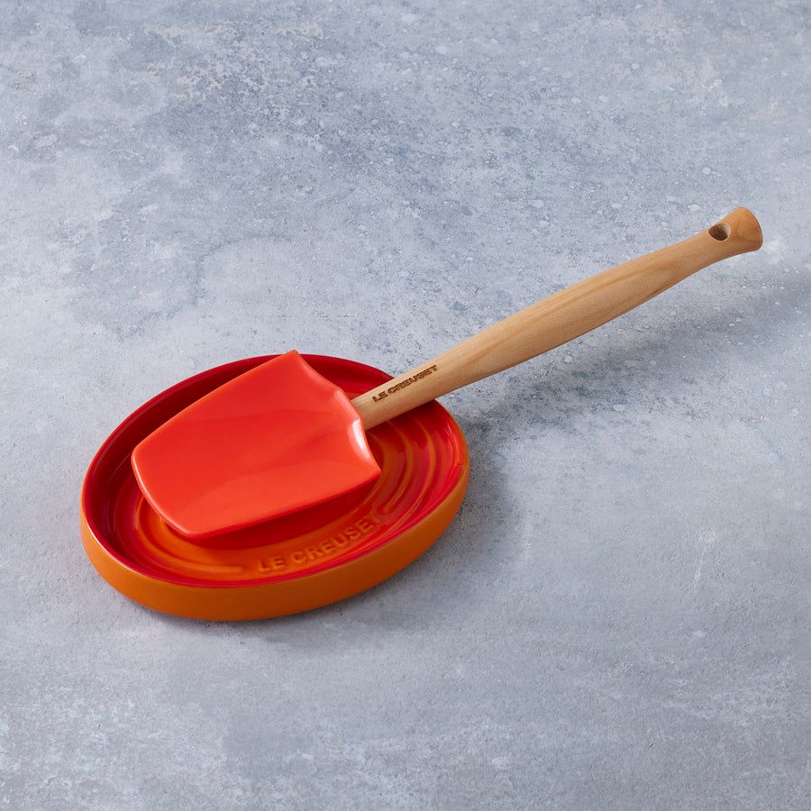 Lepelhouder ovaal Oranjerood 16cm