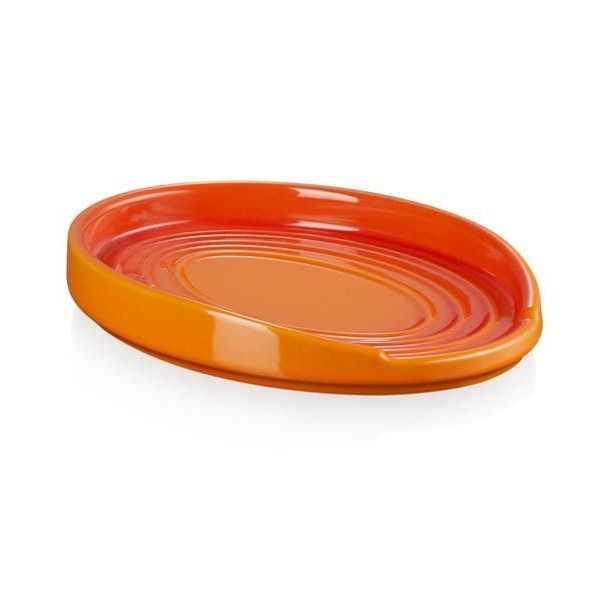 Lepelhouder ovaal Oranjerood 16cm