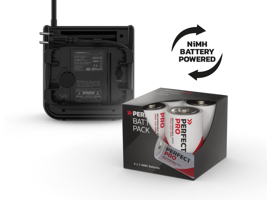 DAB+ / FM / Bluetooth / Oplaadbaar / IP54