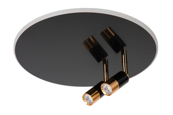 Lucide JUBEL LED-plafondlamp Ø 40 cm, 2500–3000 K, gunmetal