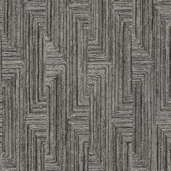Santa Fe - Retro string motif Black – hoofdafbeelding