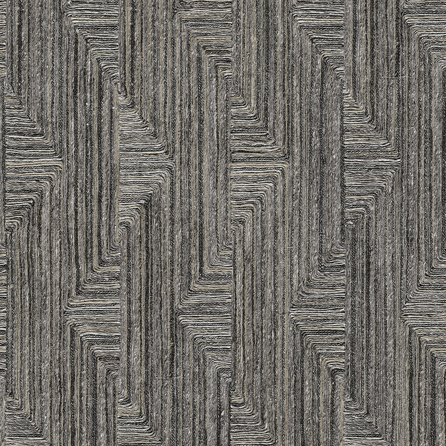 Santa Fe - Retro string motif Black – hoofdafbeelding