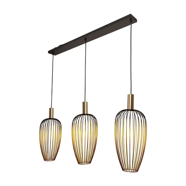 Lucide AURELIE hanglamp 3 × GU10, goud