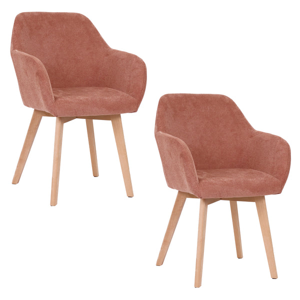 Stoel Yala Oud Roze (set of 2)
