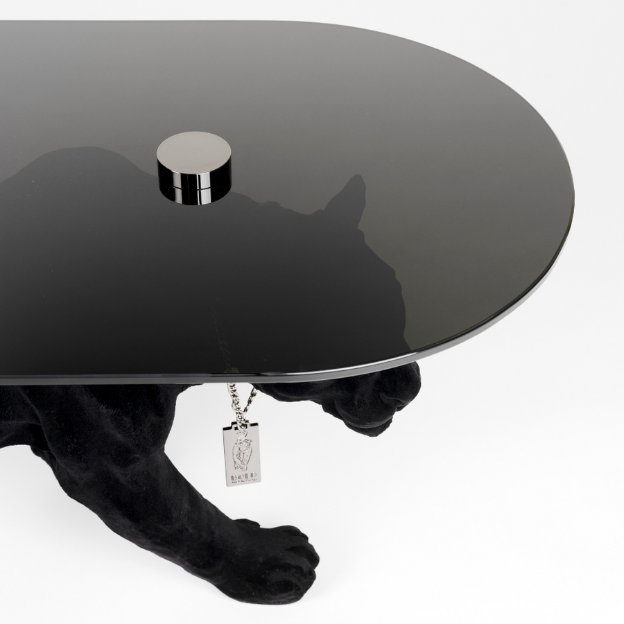 Salontafel dope as hell zwart