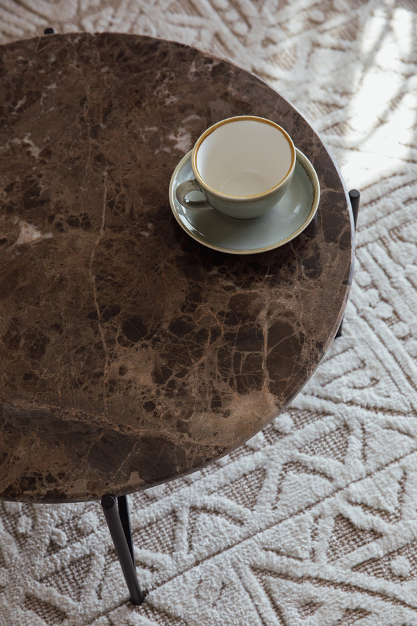 Zijtafel Tooz Bruin Groot