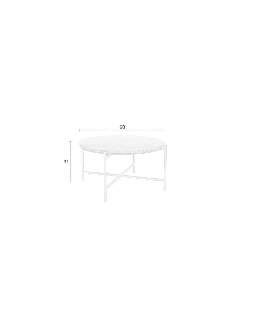Zijtafel Tooz Bruin Groot