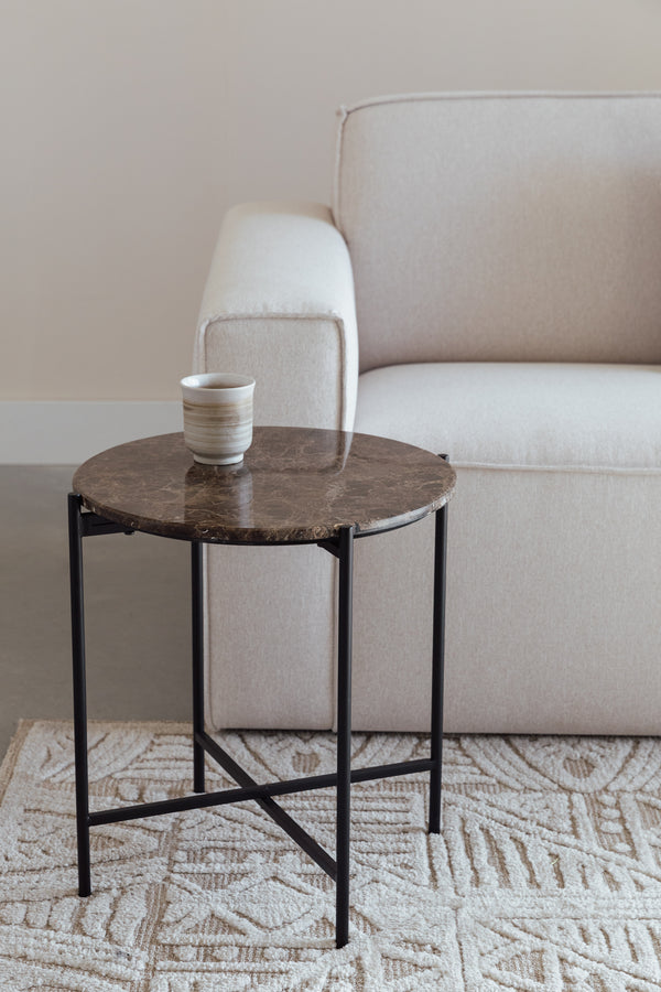 Zijtafel Tooz Bruin Klein