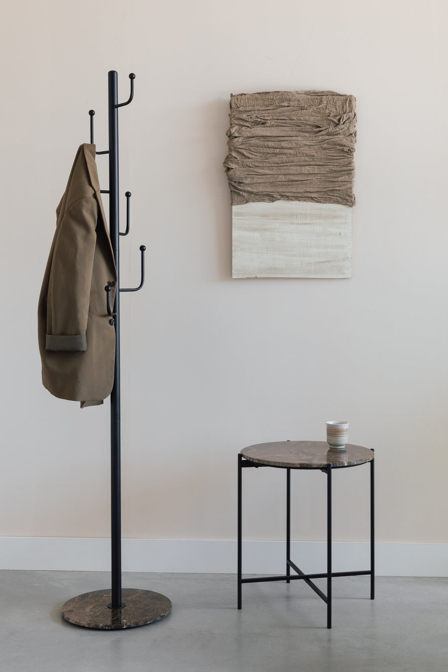 Kapstokrek Baz Beige