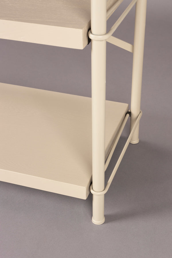 Iron stellingkast beige laag