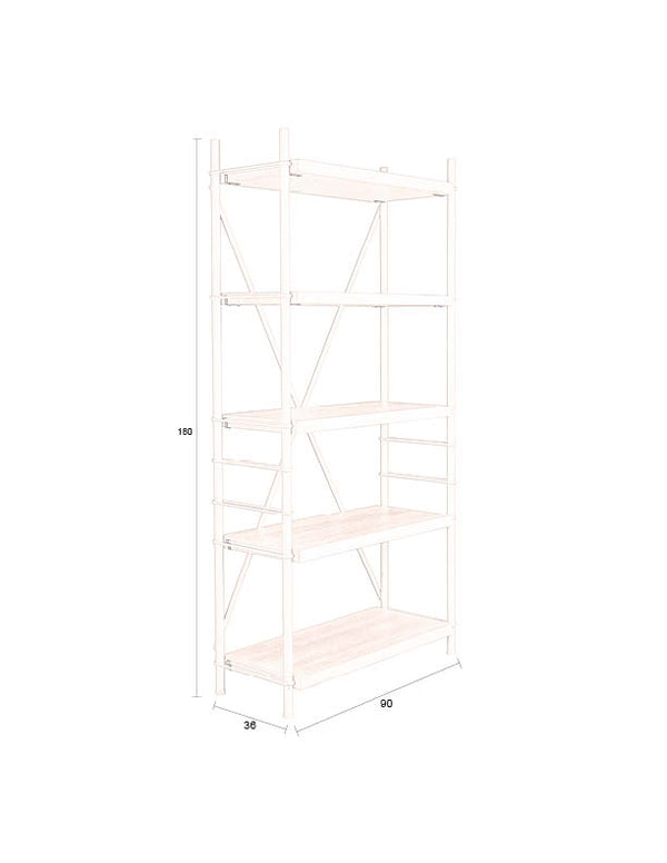 Kast Iron Beige Hoog