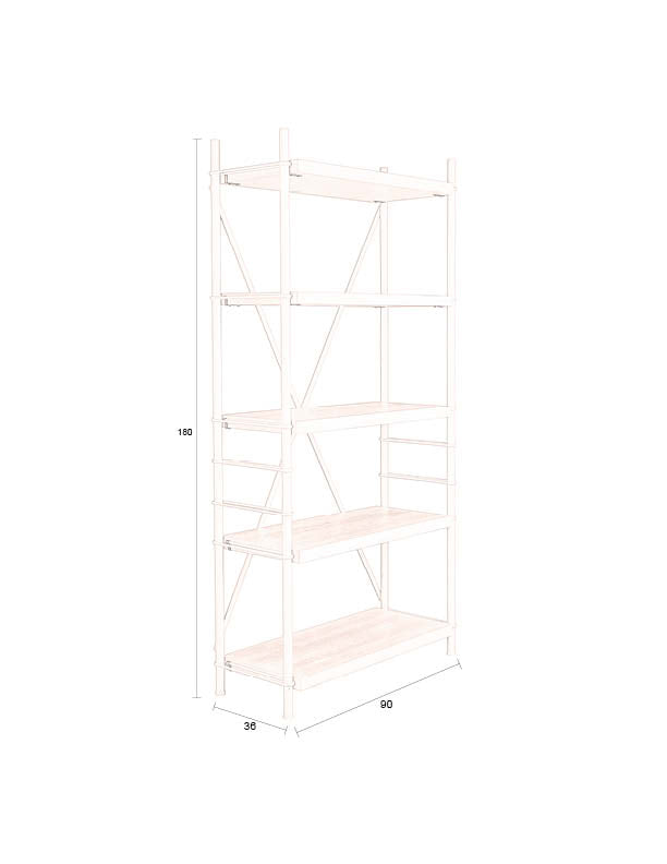 Kast Iron Beige Hoog