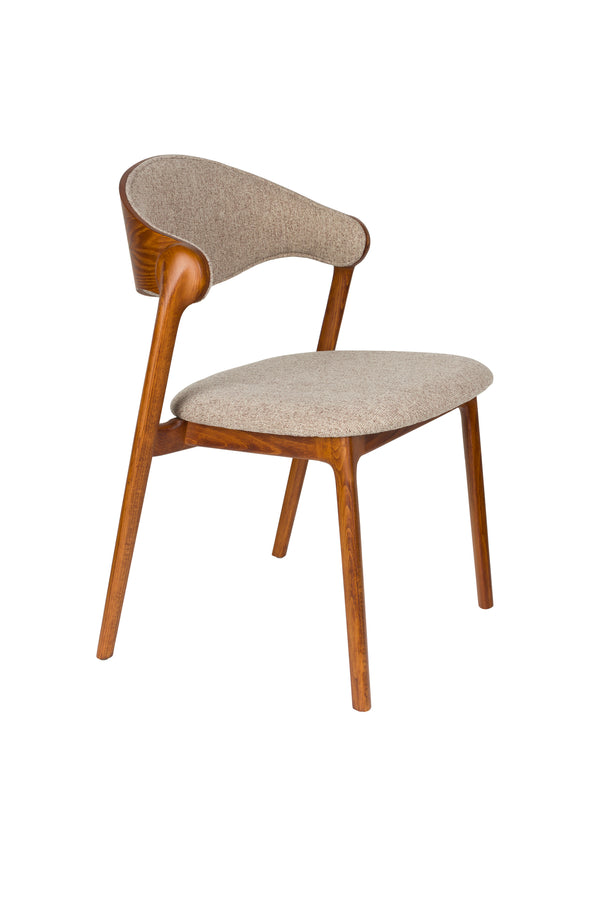 Stoel Babington Notenhout (set van 2)