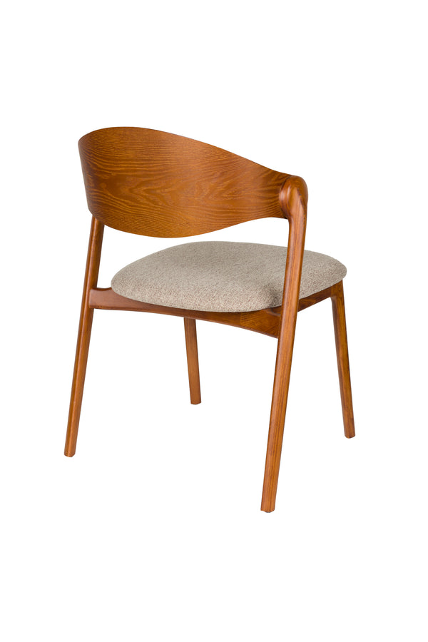Stoel Babington Notenhout (set van 2)