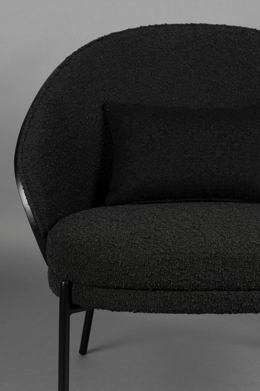Rodin fauteuil bouclé black